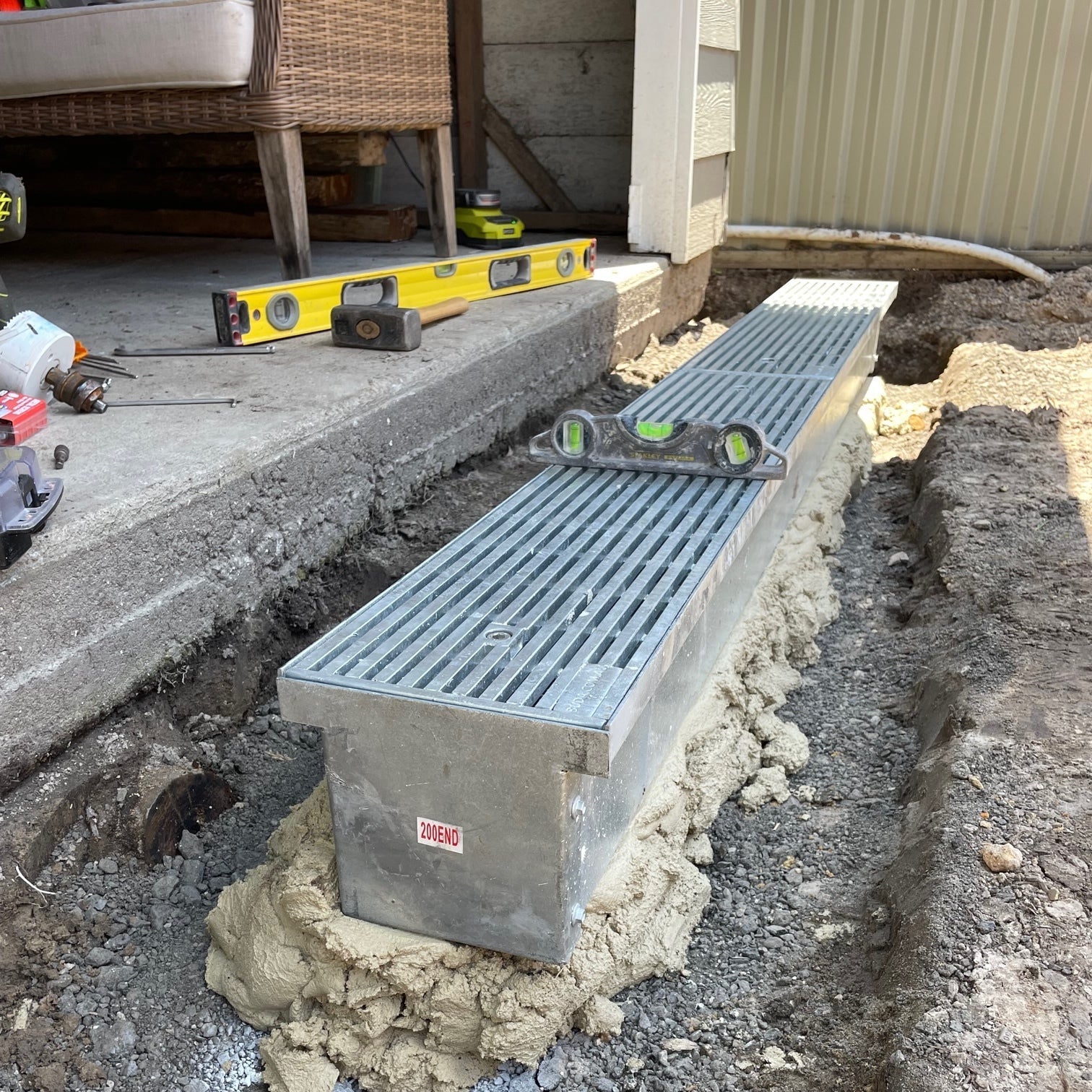 Maxi‑Heelguard™ Galvanised Trench Box Grate & Frame – 150mm x 125mm x 3m