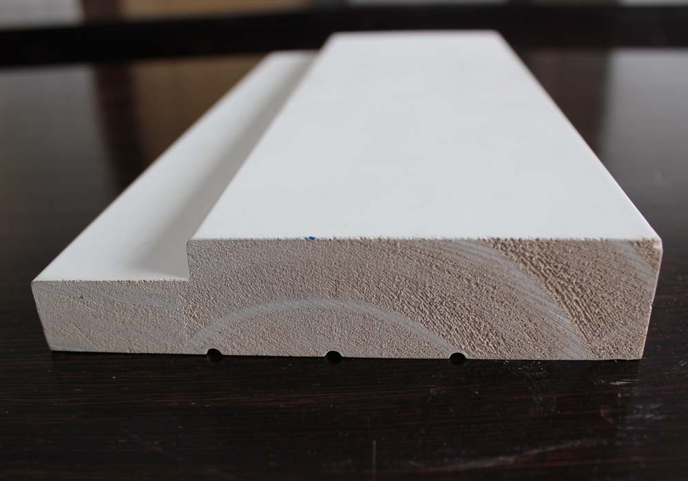 FJ Pine White Primed DAR Door Jamb 38 x 12mm Single Rebate 110 x 30mm x 5.2m