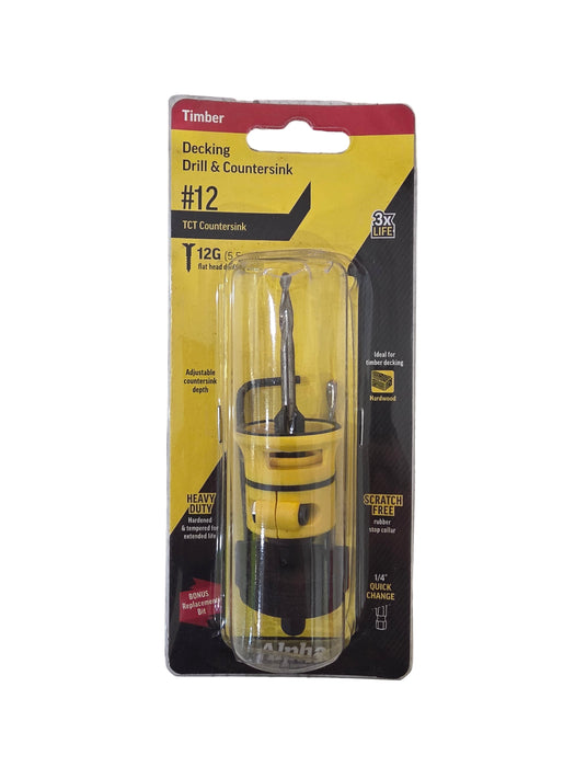 12G Decking Drill & Countersink Bit