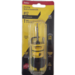 12G Decking Drill & Countersink Bit