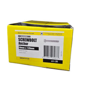 10mm x 125mm Galv Screwbolt Anchor