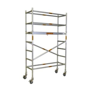 2.2m – 2.6m (Platform Height) Mobile Narrow Scaffold - 2.5 x 0.74 x 2.2