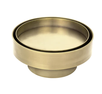 Round Tile Insert Floor Waste (115x115x88mm) - Color: Gold
