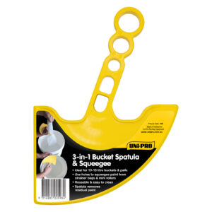 Unipro – 3 In 1 Bucket Spatula & Squeegee (10/Crt) – 109