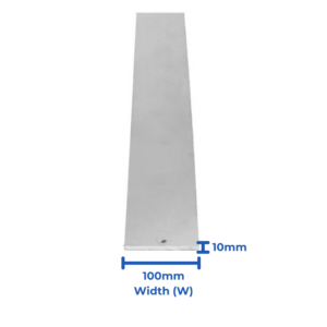 Galvanised Steel Flat Bar - 100mm x 10mm - 1000mm
