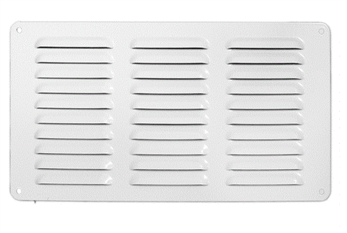 Haron Aluminum Pressed Vent 300 x 150mm White