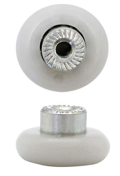 Cowdroy Convex Wheel & Screw - 2pk 20mm