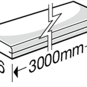 HardieDeck Decking Board 2 x Grooves 19 x 196 x 3000mm #404780