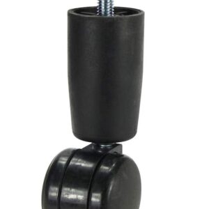 Cold Steel Twin Wheel 3/8" Thread Bed Leg Castor 50mm