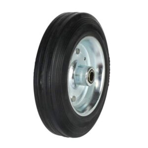 Cold Steel Rubber Wheel with Steel Centre 200mm