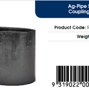 Ag Pipe / AgFlo Reducing Coupling 100-65mm