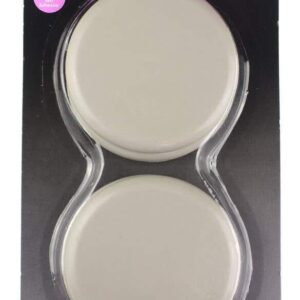 Cold Steel Furniture Sliders Round Plastic 89mm