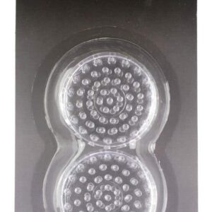 Cold Steel Castor Cups Spiked Plastic Clear 50mm