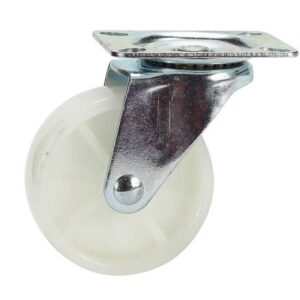 Cold Steel Nylon Swivel Castor White 75mm