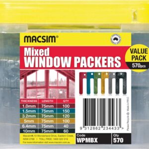 Macsim Window Packer 75mm - 570 Value Pack