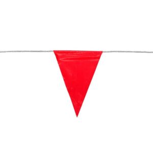 Hurricane Safety Hi-Vis Bunting Flags Orange 30m