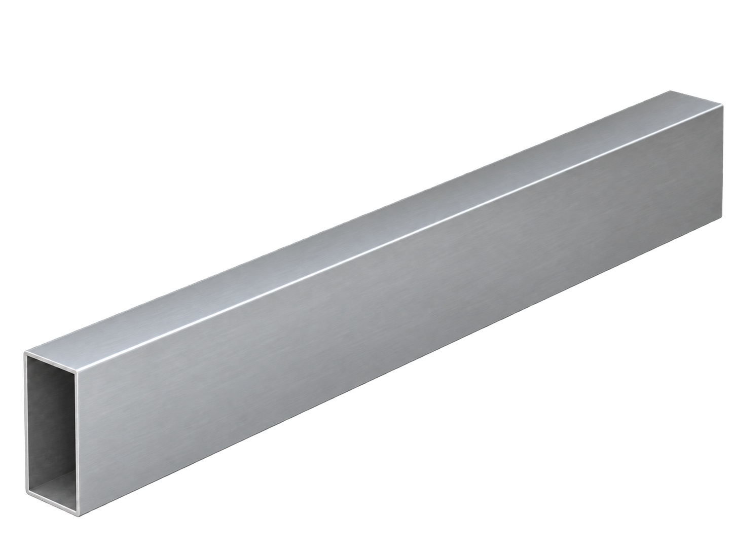 Post 100x50x3.0x8000 Aluminium Mill Finish