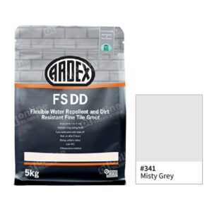 Ardex FSDD Grout 5kg (10 Colors) & 20kg Ultra White - Color: 341 Misty Grey | Size: 5kg