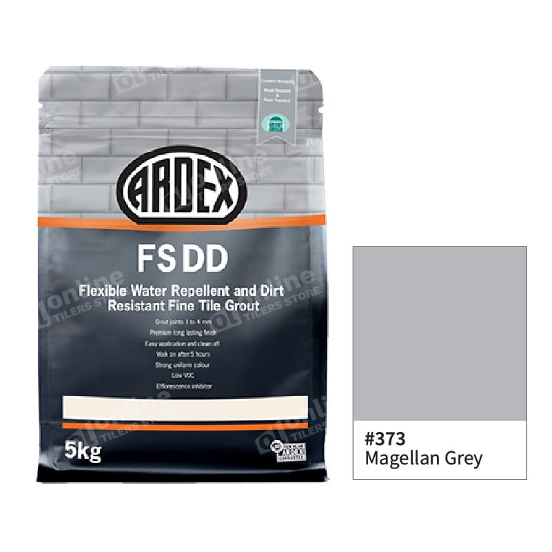 Ardex FSDD Grout 5kg (10 Colors) & 20kg Ultra White - Color: 373 Magellan Grey | Size: 5kg