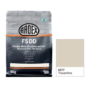 Ardex FSDD Grout 5kg (10 Colors) & 20kg Ultra White - Color: 377 Travertine | Size: 5kg
