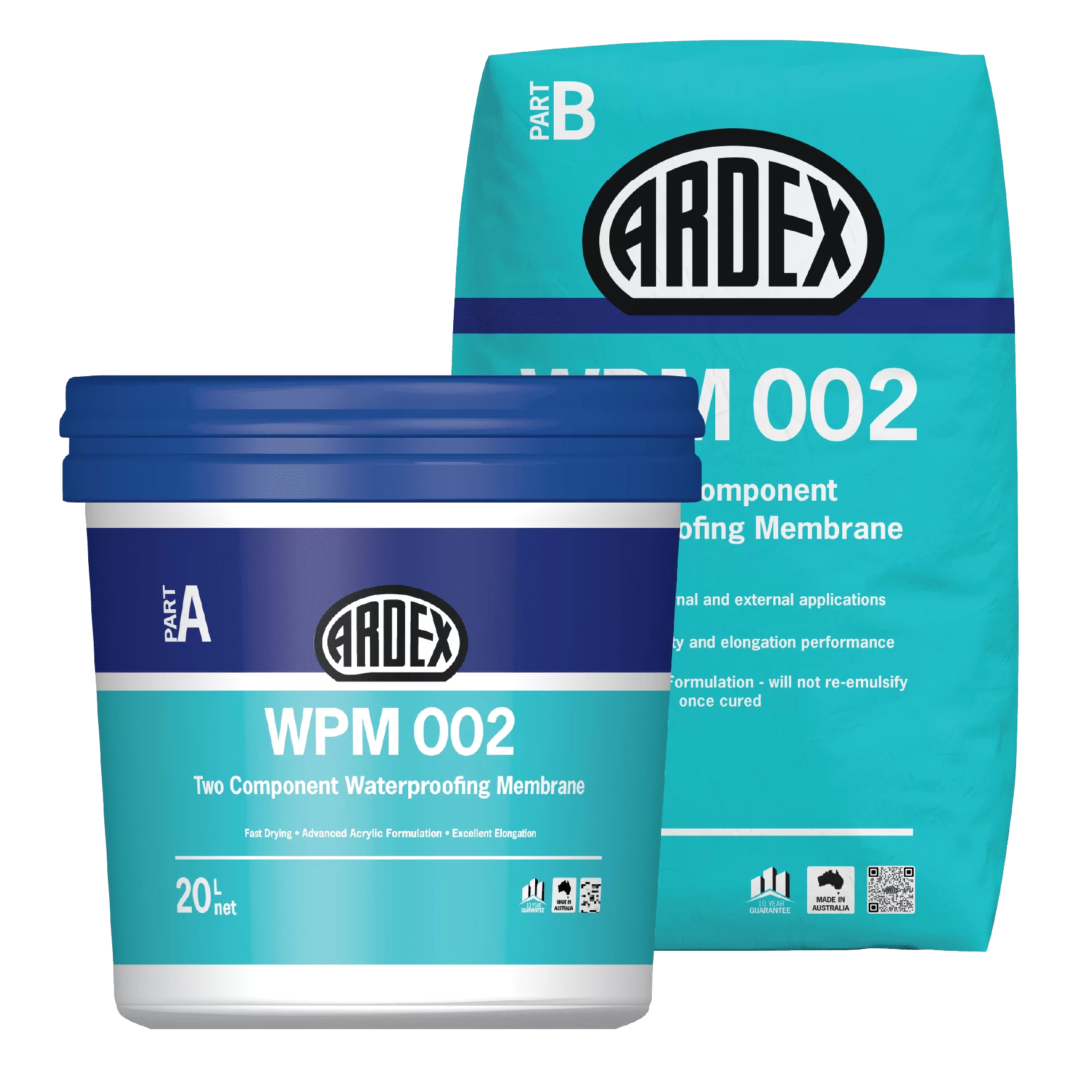 Ardex – WPM #002 Part A & B 40Kg Kit – Sell Kit Only – WPM002