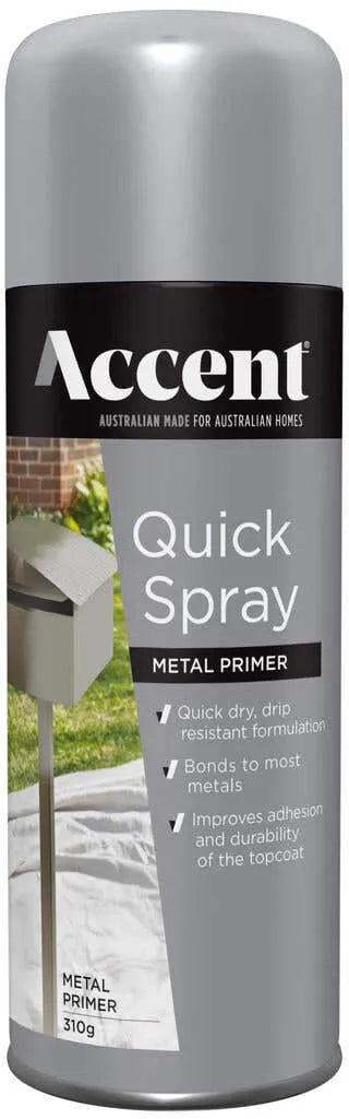 Accent Quickspray Gloss 300g Metallic Primer