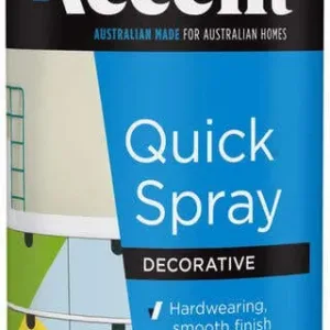 Accent Quickspray Satin Black 300g