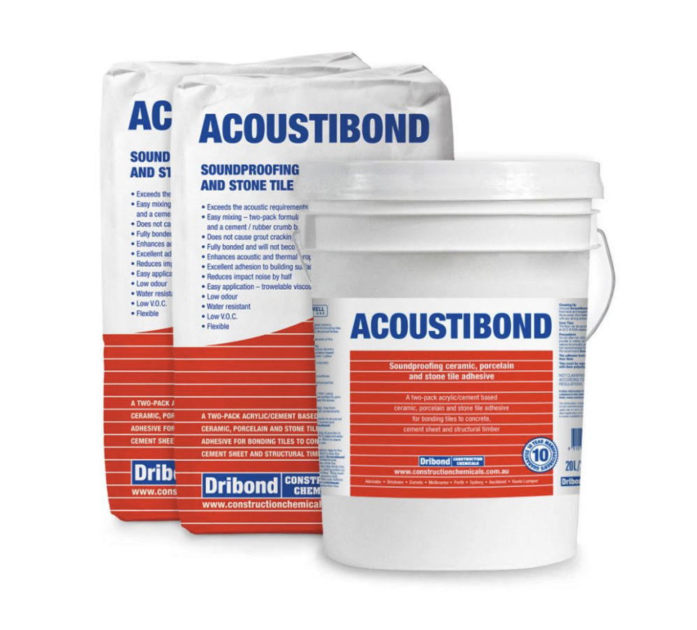 Acoustibond 12.5kg x 2Bags Powder & 20L Liquid Kit