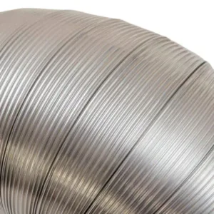 Alpine Ventilation Aluminum Semi Rigid Ducting 3m x 125mm