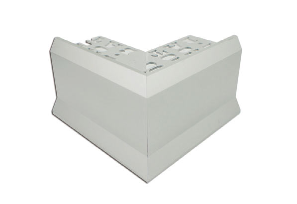 Balcony Trim External Corner 10mm/12mm – Matt Silver - Size: 12mm