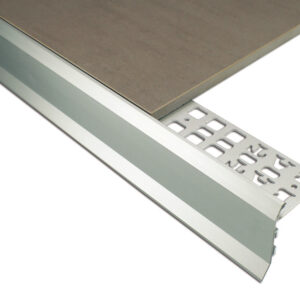 Balcony Trim Aluminium 10mm/12mm X 3M – Matt Silver - Size: 10mm