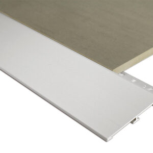 Aluminium Diminishing Trim 3m Commercial Matt Silver (3 Sizes) - Size: 10mm