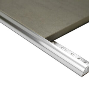 Bat Half Round Trim Angle 3m (4 Colors & Sizes) - Color: Bright silver | Size: 10mm