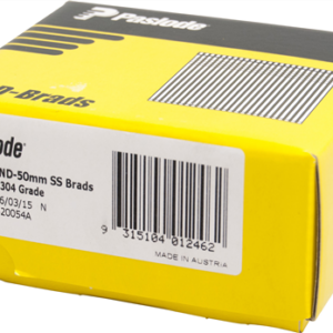 Paslode 14G ND50 Stainless Steel Brads 50mm 2000pk #B20054A
