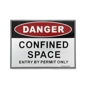 Confined Space Sign (300mm x 225mm)