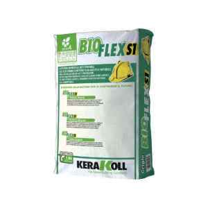 Kerakoll Bioflex S1 Zero Tile Adhesive White & Grey 20kg - Color: Grey
