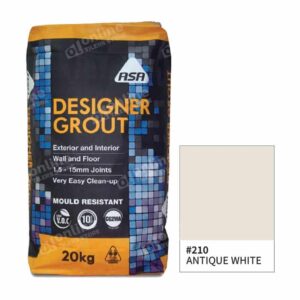 Bostik Designer Grout 20kg (7 Colors) - Color: 210 antique white