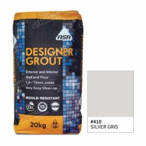 Bostik Designer Grout 20kg (7 Colors) - Color: 410 silver gris
