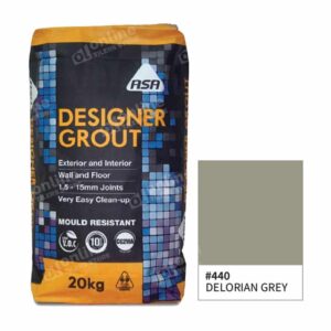 Bostik Designer Grout 20kg (7 Colors) - Color: 440 delorian grey