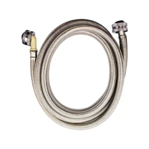 Boston Washing Machine & Dishwasher Inlet Hose 2m Stainless Steel