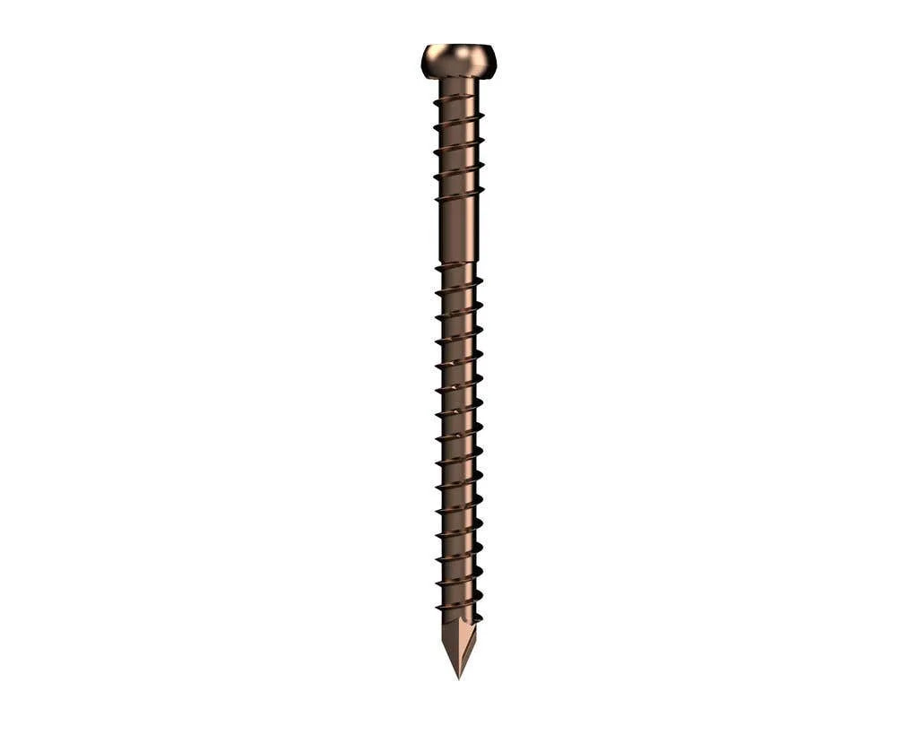 Bremick Decking Screw Trim Head Torx 20 Ultrafast Bronze - 10G x 60mm 100 Pack