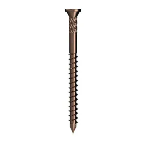 Bremick Decking Screw Truss Head Ultrafast Bronze 12G x 65mm