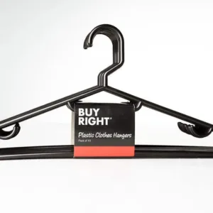 Buy Right Clothes Hanger Plastic - 10 Pack