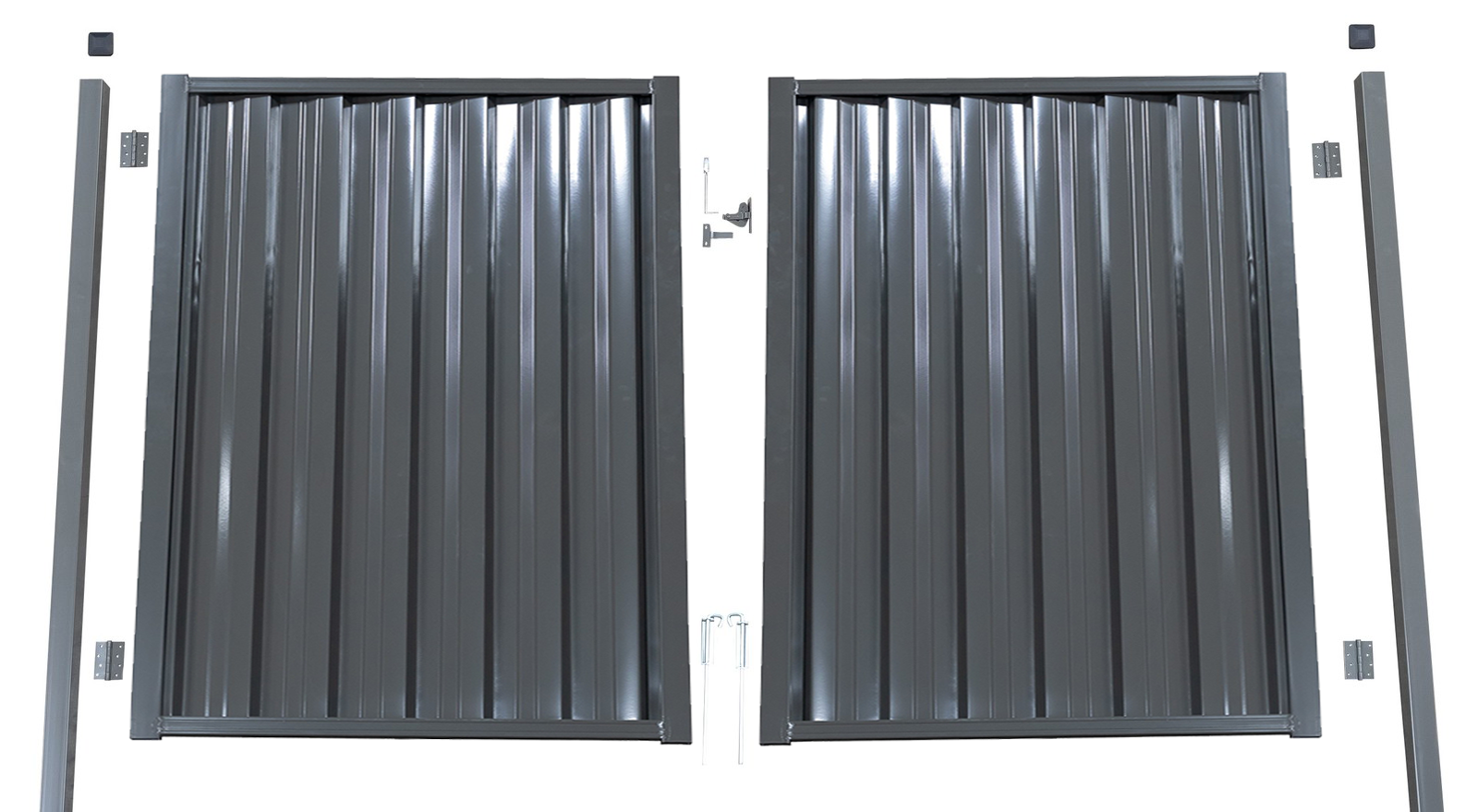 ColorBond Gate Complete Metzag 1560 mm x 1800 mm Off White