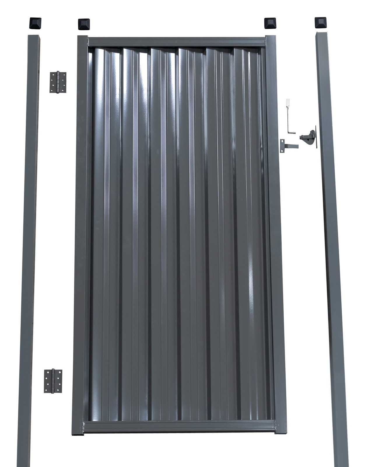 ColorBond Gate Complete New Style 910mm x 1500mm Bowral Brown/Boundary