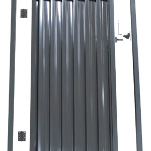 ColorBond Gate Complete New Style 910mm x 1800mm Gull Grey/Shale Grey
