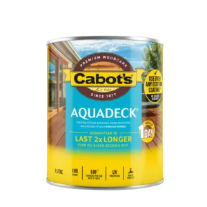 Cabot's Aquadeck Natural Exterior Decking Oil 1L