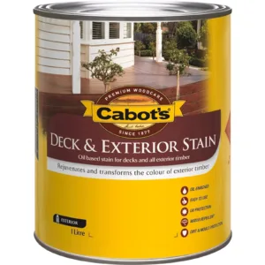 Cabot's Deck & Exterior Merbau Oil Based Timber Stain 1L