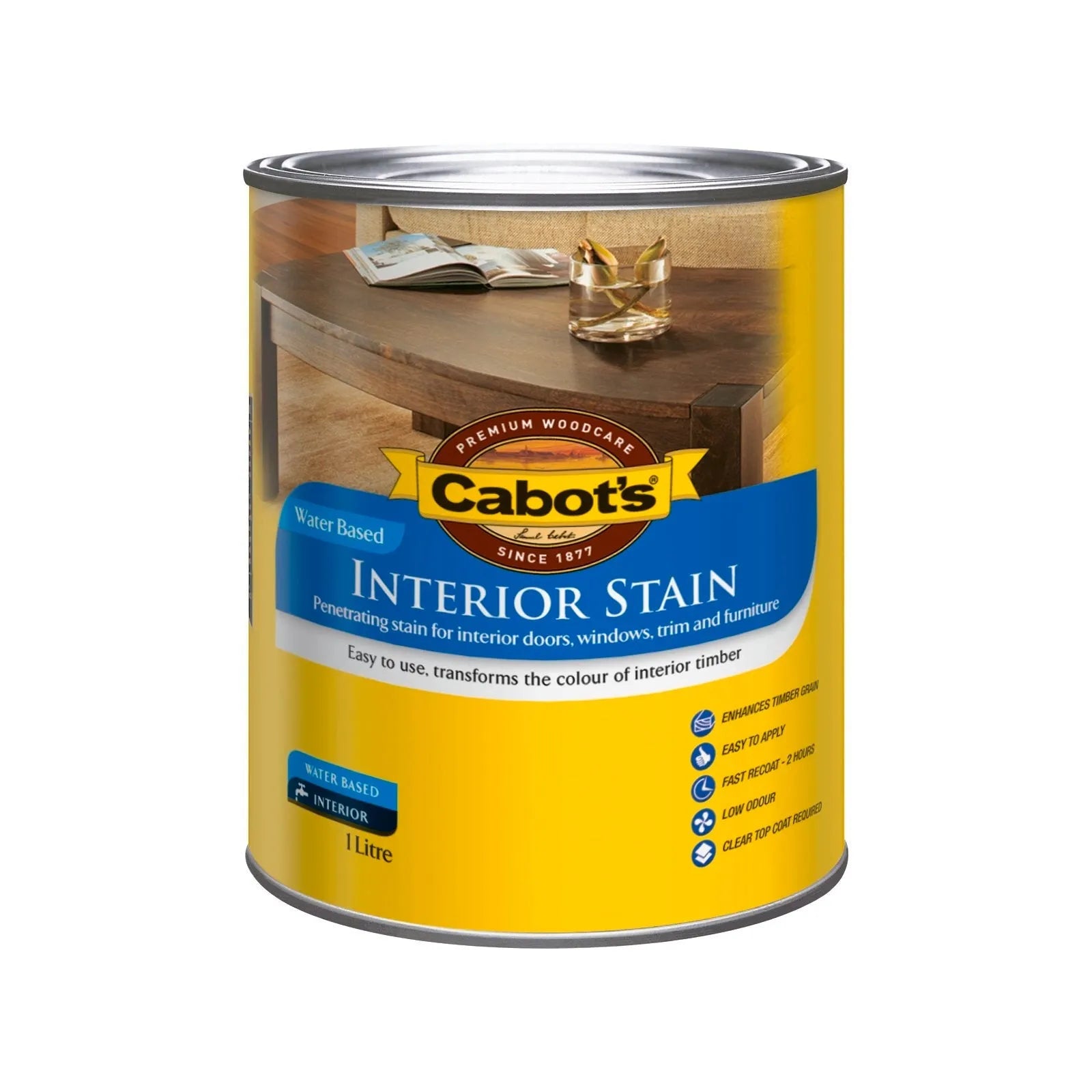 Cabot's Tint Base Water Based Interior Stain 1L
