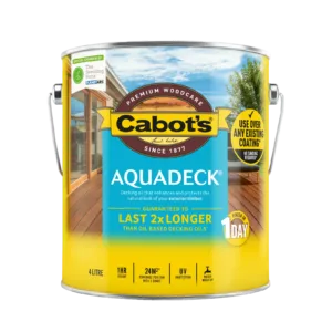 Cabot's Aquadeck Natural Exterior Decking Oil 4L